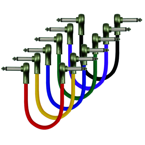 Kirlin PAN6243-1 Patch Cables Multi colour 1Ft 6 pack