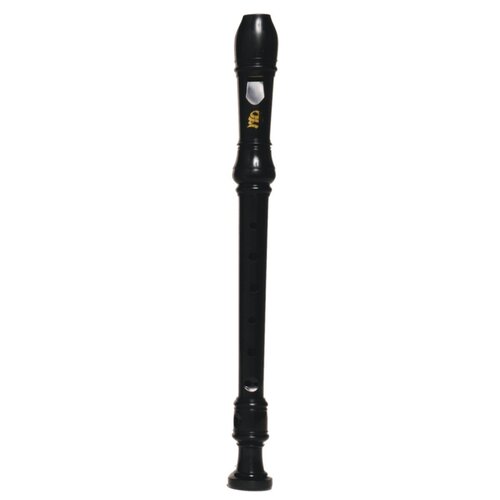 Steinhoff Recorder for Kids with Cleaning Rod and Case (Black)
