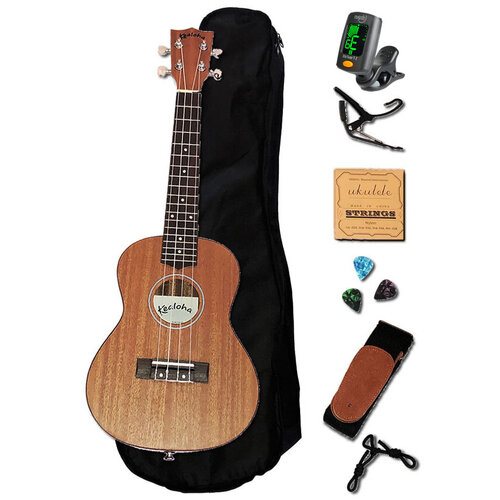 Kealoha KUK26PNT Complete Tenor Ukulele Package