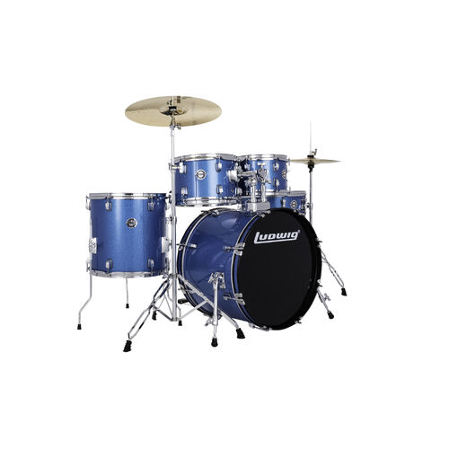 Ludwig Accent Fuse 20" 5-pc Drum Outfit - Blue