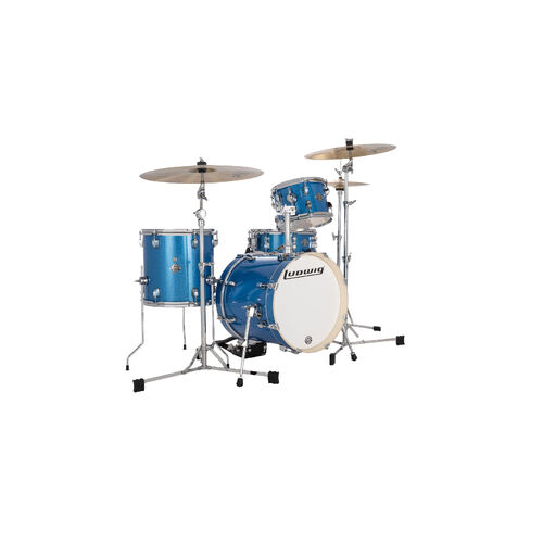 Ludwig Breakbeats Shell Pack - Blue Sparkle