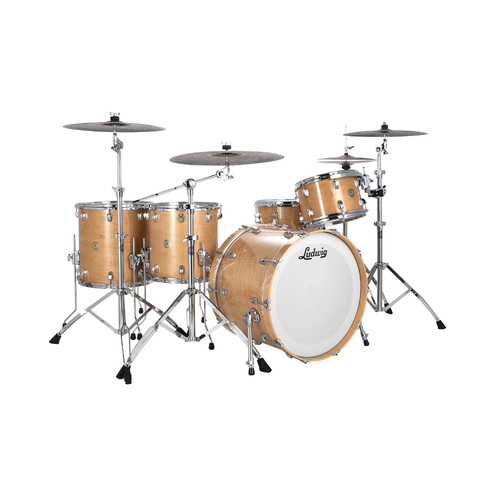 Ludwig Continental 1Up-2Down Plus Shell Pack - Natural Maple