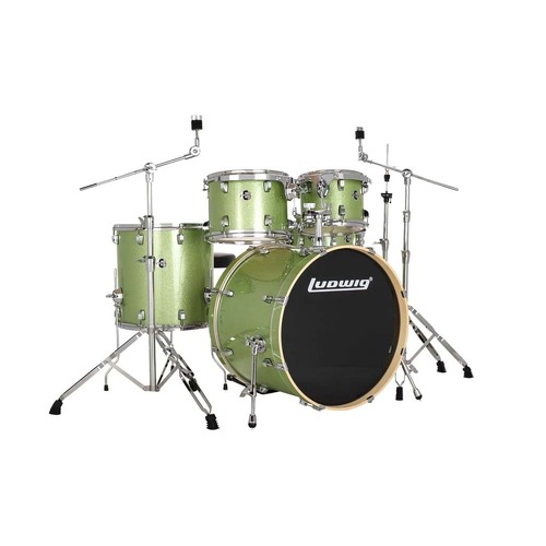 Ludwig Evolution 22" Drumkit w/Hardware & Throne - Mint