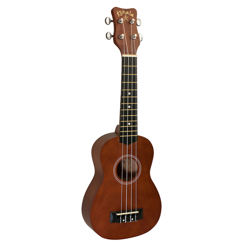 Kohala Akamai Series Soprano Ukulele in Natural Satin Finish with Binding