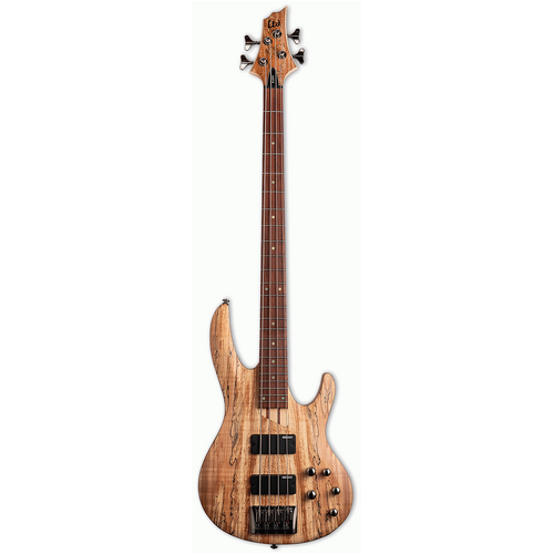 LTD B-204 SPALTED MAPLE 4 STRING BASS