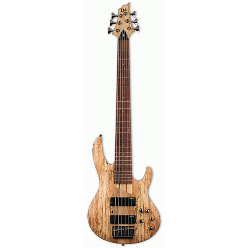 LTD B-206 SPALTED MAPLE 6 STRING BASS