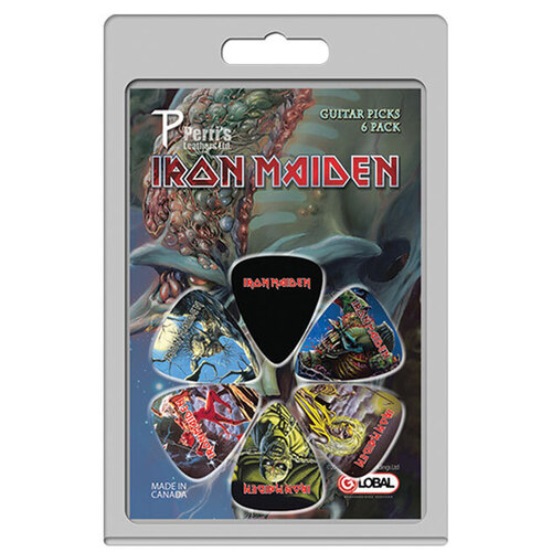Perris 6-Pack Iron Maiden Licensed Guitar Picks Pack