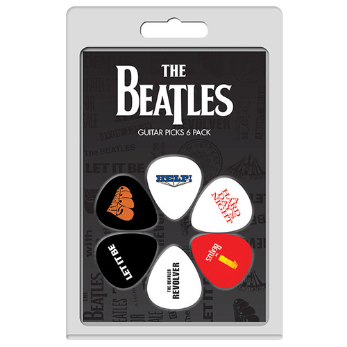 Perris 6-Pack The Beatles Licensed Guitar Picks Pack