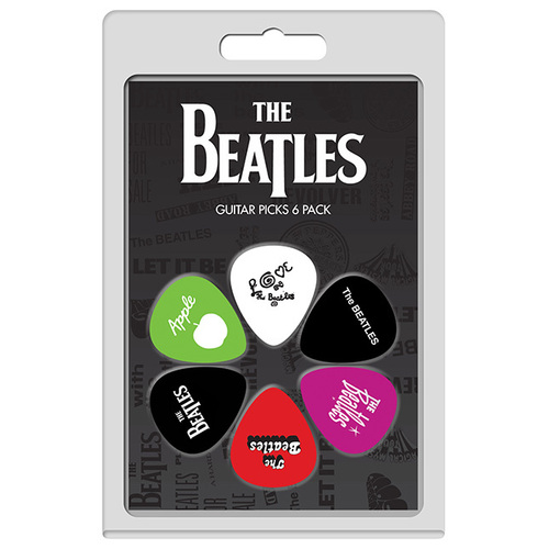 Perris 6-Pack The Beatles Licensed Guitar Picks Pack
