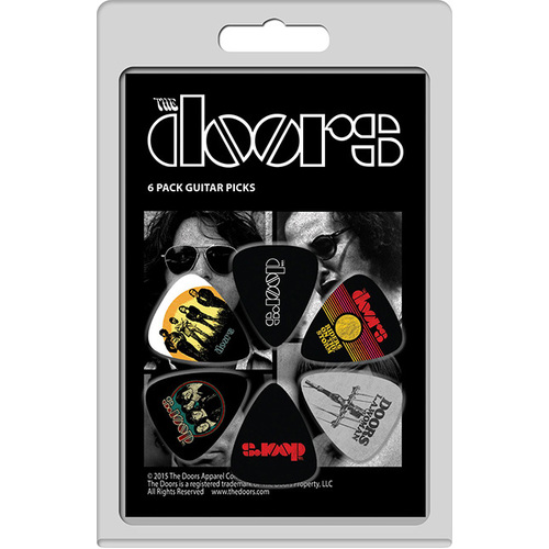 Perris 6-Pack The Doors Licensed Guitar Picks Pack