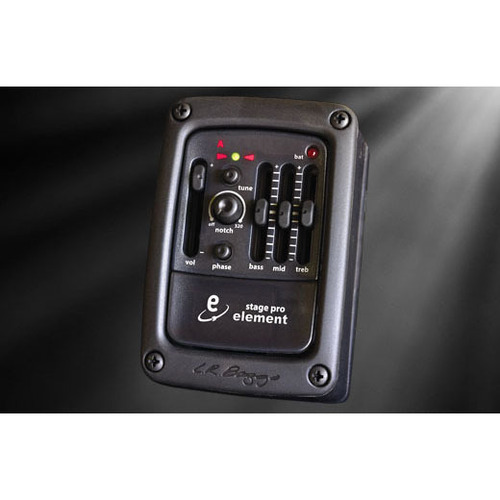 LR Baggs Element Stage Pro Advanced Undersaddle Pickup with Side mounted preamp