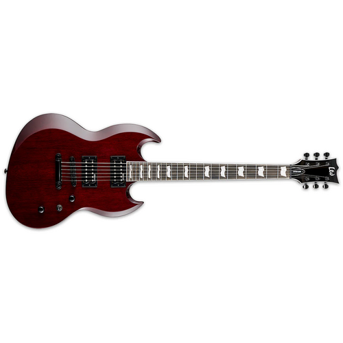 LTD VIPER 256 GUITAR IN SEE THRU BLACK CHERRY