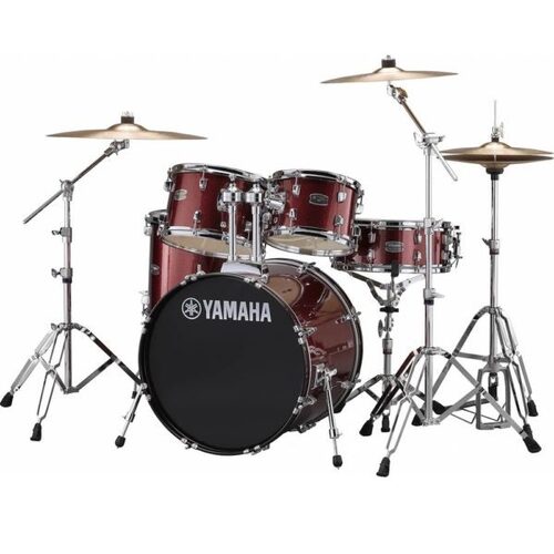 Yamaha Rydeen Euro Drum Kit in Burgundy Glitter