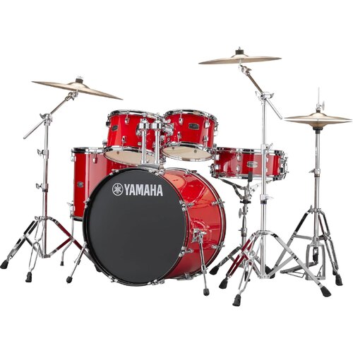 Yamaha Rydeen Euro Drum Kit in Hot Red