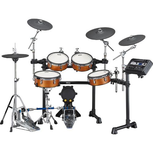 Yamaha DTX8 TCS Electronic Drum Kit in Real Wood Textured Silicone Heads