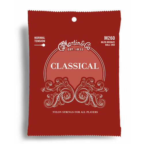 Martin Classical Nylon/Bronze Normal Tension Ball End String Set (28-43)