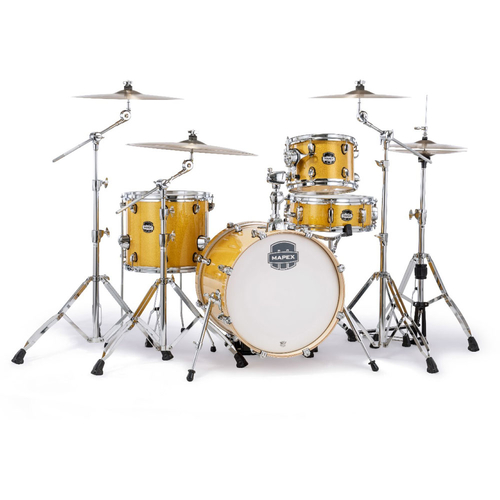 Mapex MA486SYD Mars Birch Series 4-Pce Drum Kit in Sunflower Sparkle