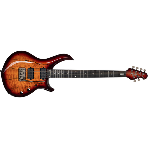 Majesty MAJ200X Spalted Maple, Blood Orange Burst