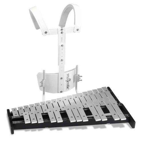 Majestic MB2525A Marching Glockenspiel 25 Octave Aluminium with Frame & Harness