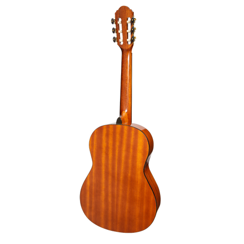 Martinez G-Series Left Handed Full Size Classical Guitar with Tuner (Natural-Gloss)