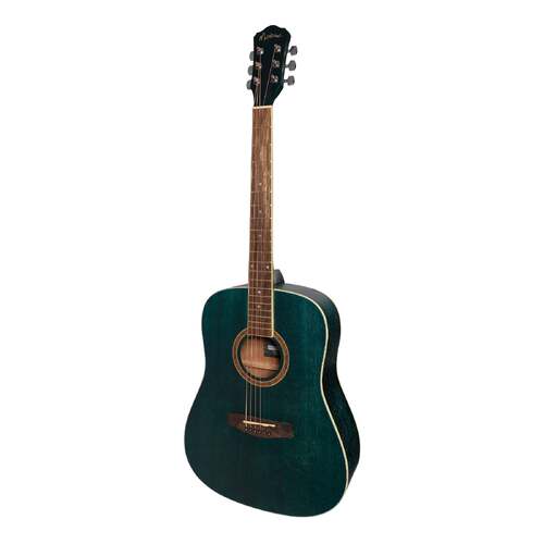 Martinez '41 Series' Dreadnought Acoustic Guitar (Blue)