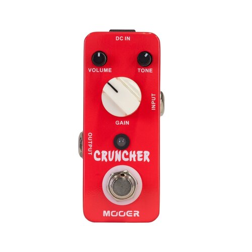 Mooer Cruncher High Gain Distortion Micro Guitar Effects Pedal