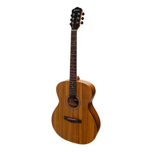 Martinez Acoustic-Electric Small Body Guitar with Built-In Tuner (Koa)