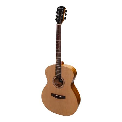 Martinez Left Handed Acoustic Small Body Guitar (Spruce/Koa)