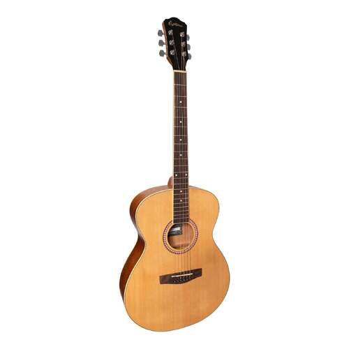 Martinez '41 Series' Left Handed Folk Size Acoustic Guitar (Spruce/Rosewood)