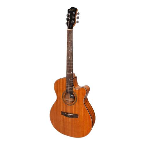 Martinez '41 Series' Folk Size Cutaway AC/EL Guitar (Mahogany)