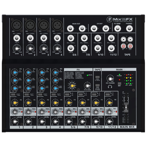 Mackie 12-channel Compact Mixer w/ FX