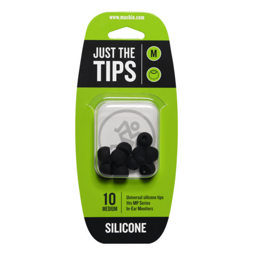 Mackie MP Series Medium Silicone Black Replacement Tips Kit