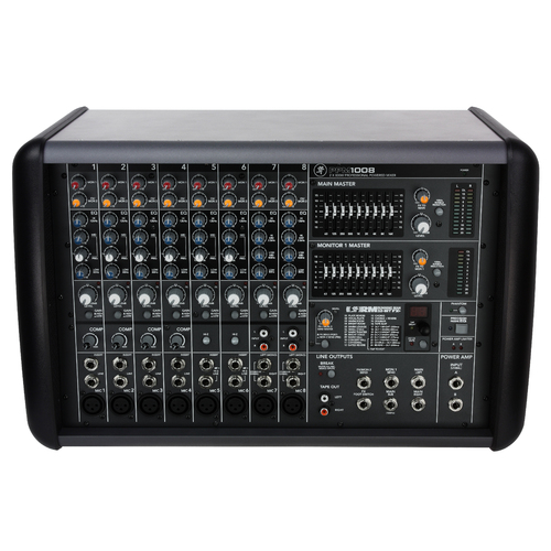 Mackie 8-channel Powered Mixer w/ Effects (1600W)