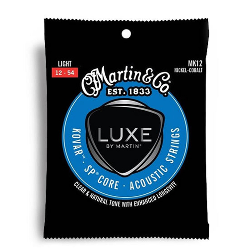 Martin Luxe Series Kovar SP Nickel Cobalt Light Guitar String Set (12-54)