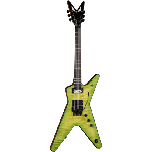 Dean Classic Series ML 79 Floyd Flame Top Electric Guitar in Duncans Slime