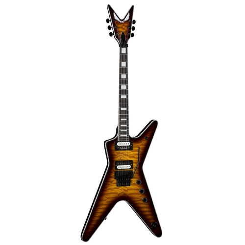 Dean Select Series ML Floyd Quilt Maple Top Electric Guitar in Trans Brazilia