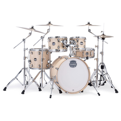 Mapex MM504SFNW Mars Maple Series 5-Pce Drum Kit in Natural Satin