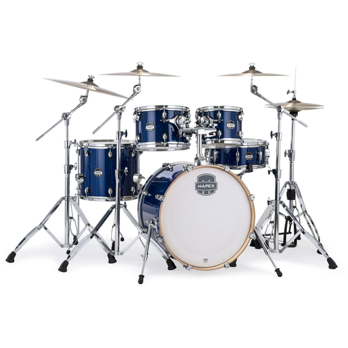 Mapex MM504SFOD Mars Maple Series 5-Pce Drum Kit in Midnight Blue