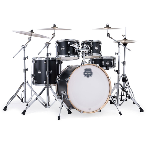 Mapex MM529SFKD Mars Maple Series 5-Pce Drum Kit in Matte Black