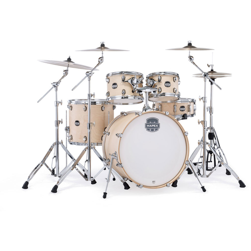 Mapex MM529SFNW Mars Maple Series 5-Pce Drum Kit in Natural Satin