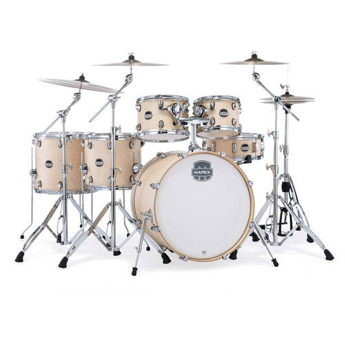 Mapex MM628SFUNW Mars Maple Series 6-Pce Drum Kit in Natural Satin