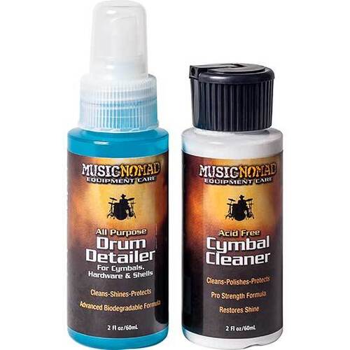 Music Nomad Mini Drum and Cymbal Care Kit 2-Pce