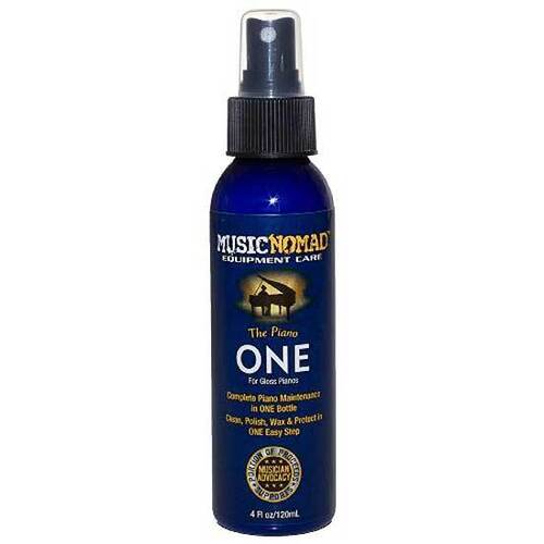 Music Nomad All In One Piano Cleaner, Polish & Wax -120ml