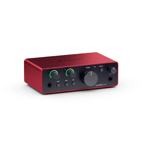Focusrite Scarlett Solo 4th Gen USB Audio Interface