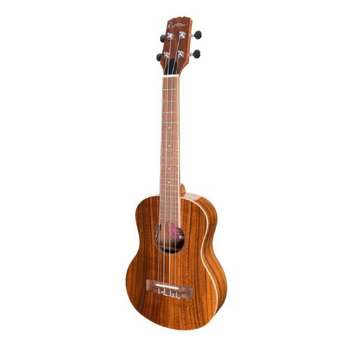 Martinez 'Southern Belle 8 Series' Koa Solid Top Electric Tenor Ukulele with Hard Case (Natural Gloss)