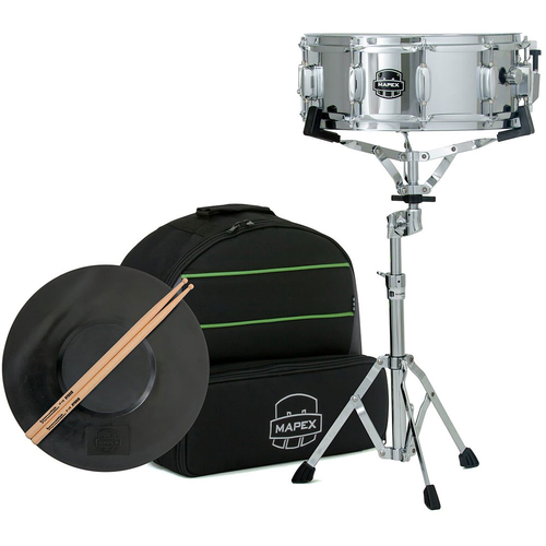 BACKPACK SNARE DRUM KIT WITH INTEGRATED ROLLER BAG