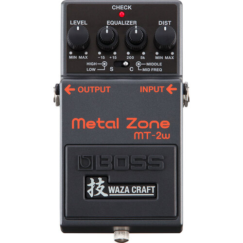 Boss MT-2W Metal Zone WAZA CRAft Compact Pedal