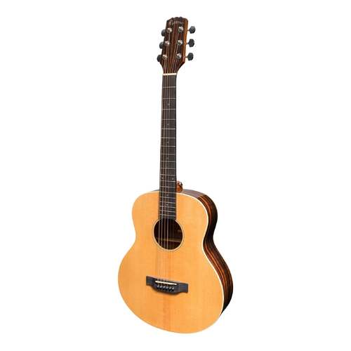 Martinez 'Southern Star Series' Spruce Solid Top AC/EL TS-Mini Guitar (Natural Gloss)