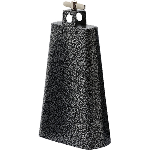 Opus Percussion 6.5" Cowbell with Mount in Black Nickel Finish