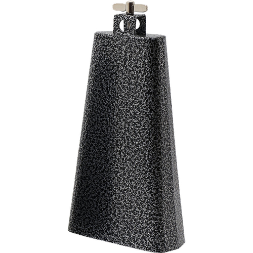 Opus Percussion 8.5" Cowbell with Mount in Black Nickel Finish